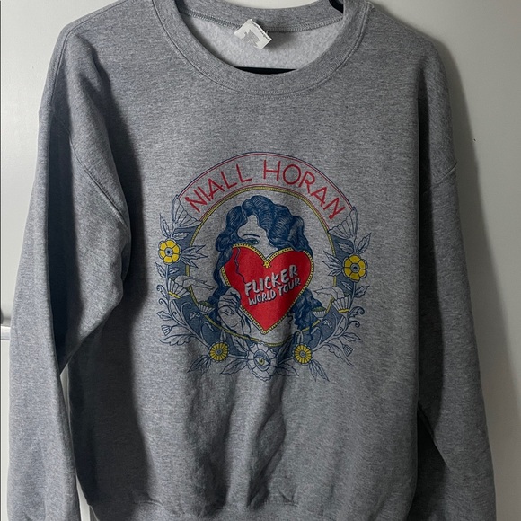 Niall Horan - Flicker World Tour Crewneck heather grey size M - Picture 5 of 5